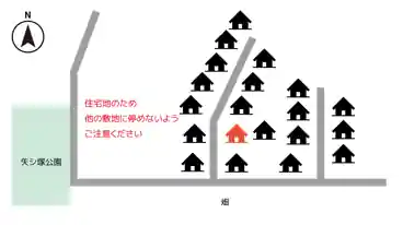 特P 仏向町604-27駐車場の図面