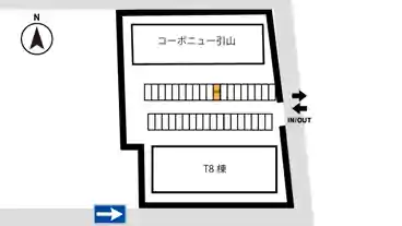 特P 【184番】引山荘駐車場の図面