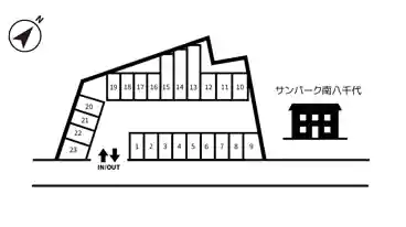 特P 南八千代町駐車場の図面