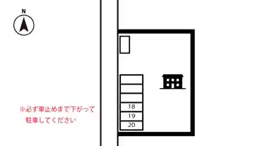 特P エトワール駐車場の図面