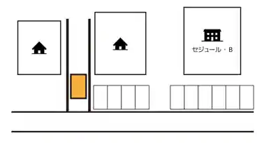 特P 紙敷1458-8駐車場の図面