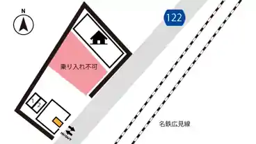 特P 【軽専用】塩６７番地１駐車場の図面