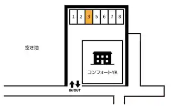 特P 高塚新田634-4駐車場の図面