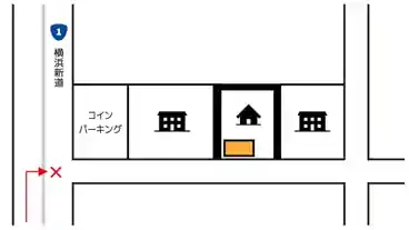 特P 《軽・コンパクト》反町3-23-13駐車場の図面