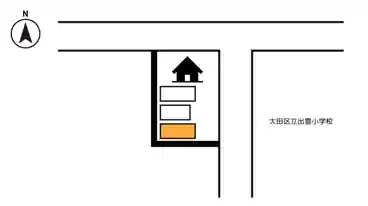 特P 本羽田1丁目駐車場の図面