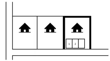 特P 野七里1-17-9駐車場の図面