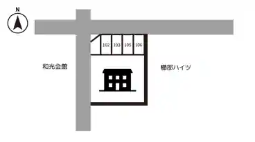 特P 西一万町3-3駐車場の図面