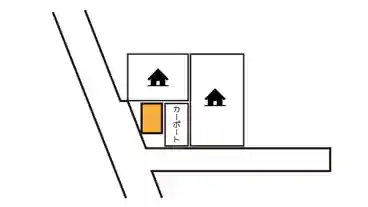 特P 《軽自動車》深阪南343-15駐車場の図面