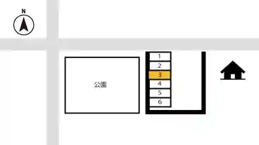 特P 【3番】豊四丁目15番2号駐車場の図面