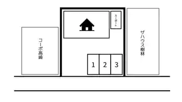 特P 内藤1-6-8駐車場の図面