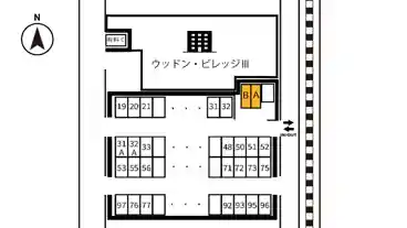 特P 【A・B区画】南江島町7-9駐車場の図面