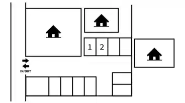 特P 【1番・2番】小倉競馬場北側隣接駐車場の図面