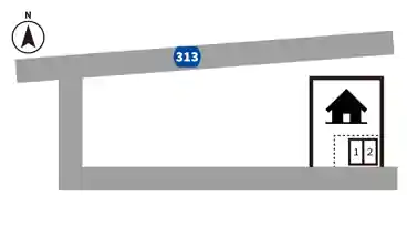 特P 仰木の里7丁目23-5駐車場の図面