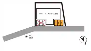 特P メゾン・ド・ナチュール盛岡駐車場の図面