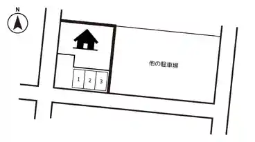 特P 新白岡8-13-15駐車場の図面