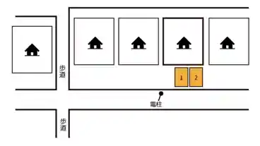 特P 山手台新町1-1-7駐車場の図面