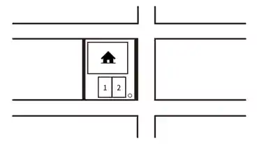 特P 森町中3-5-32駐車場の図面