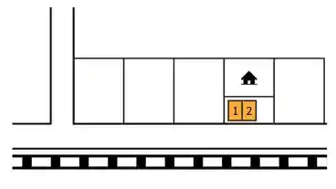 特P 片柳町2-47-8駐車場の図面