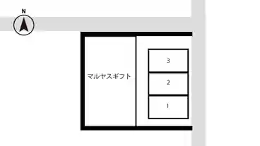 特P 御薗町3019-1駐車場の図面