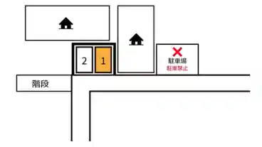 特P 阿部テラスハウス駐車場Aの図面