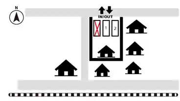 特P 那加東新町1-33-1駐車場の図面