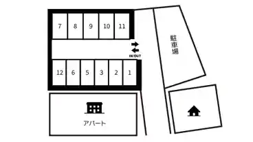 特P 醍醐駐車場の図面