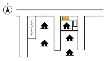 特P 《軽・コンパクト》針摺中央２丁目５−１０駐車場の図面