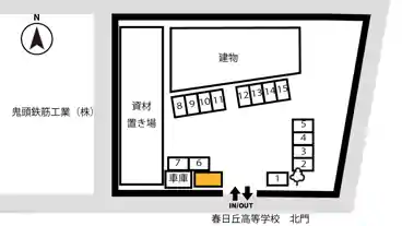 特P 【軽専用】東神明町30-1　南駐車場の図面