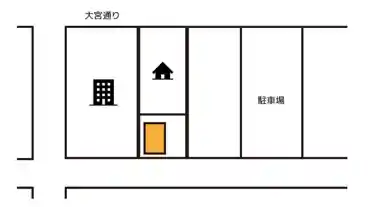 特P 《軽・コンパクト》西九条森本町5番地駐車場の図面