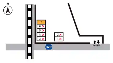 特P JR弥生ヶ丘駅東駐車場の図面