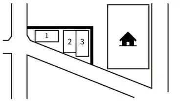 特P 千里山西3-23-12駐車場の図面