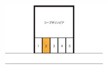 特P 《軽・コンパクト》コープオリンピア駐車場の図面