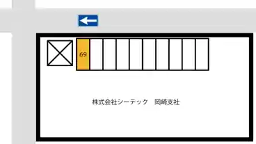 特P 井田町字4丁目187番地駐車場の図面