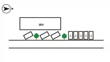 特P 角館町小勝田下川原1-34駐車場の図面