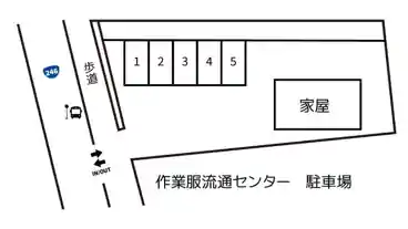 特P 船子バス停前駐車場の図面