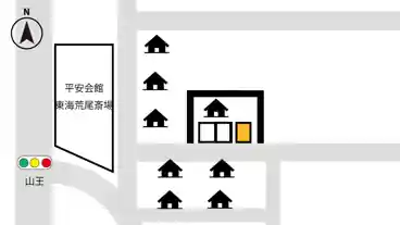 特P 【高さ210㎝】荒尾町山王113番地駐車場の図面