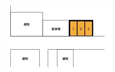 特P 若松西4-15-26駐車場の図面