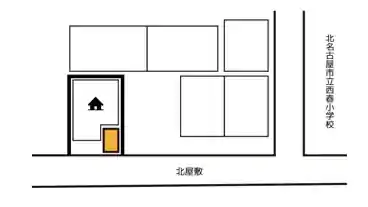 特P 西之保立石123-5駐車場の図面