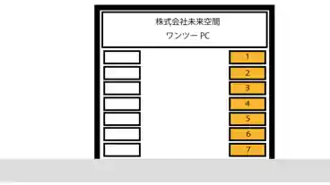 特P 《日のみ》西浜田町2-15駐車場の図面