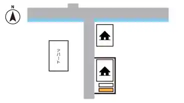 特P 阪手205-6駐車場の図面