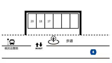 特P 住吉町2-9-12付近駐車場の図面