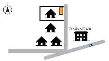 特P ＜軽自動車専用＞南青山1-17-4駐車場の図面