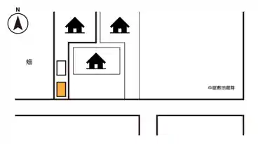 特P 中屋敷1-33-5駐車場の図面