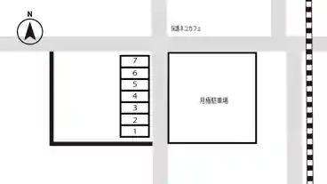 特P 【4番・5番】下切3827付近第二駐車場の図面