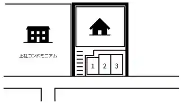 特P 《バイク専用》上社5-101-3駐車場の図面