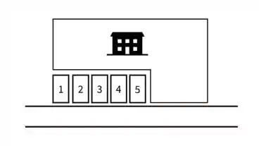 特P 扇ガ谷2-9-8駐車場の図面