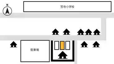 特P 《平日》本星崎町宮西630駐車場の図面