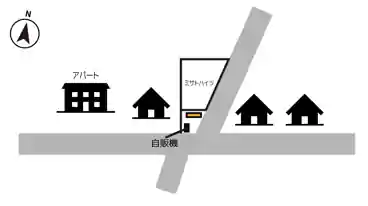 特P 《原付専用》御園1-9-20駐車場の車室