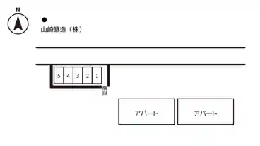 特P 東栄3-6-36付近駐車場の図面