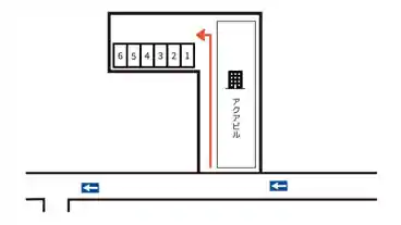 特P 《バイク専用》北大塚3-27-12駐車場の図面